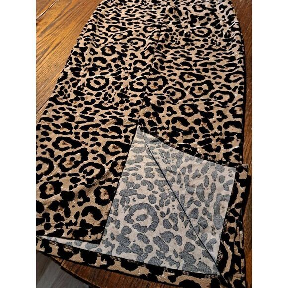 New Medium Sleeveless Spaghetti Strap Animal Print Sundress Summer Dress - Picture 3 of 3